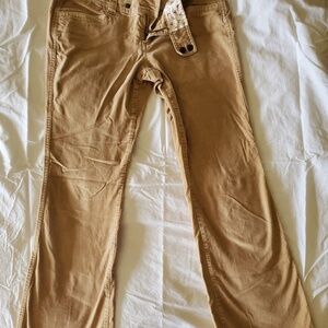 Aeropostale Size 3/4 Tan Velvet Bootcut Lowrise - Midrise jeans pants